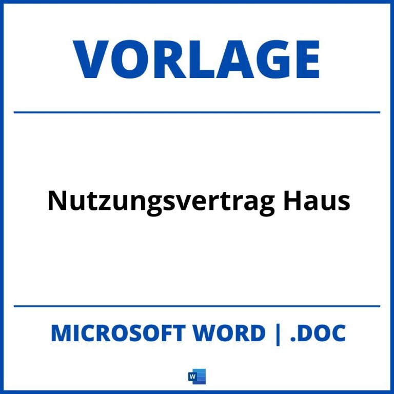 Testament Vorlage Haus WORD